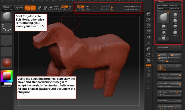 Creation of A colt: Step 10